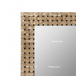 Espejo Nácar Beige Bali comprar en Ttemplo