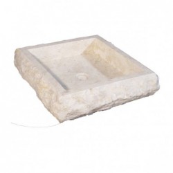 Lavabo de mármol rústico