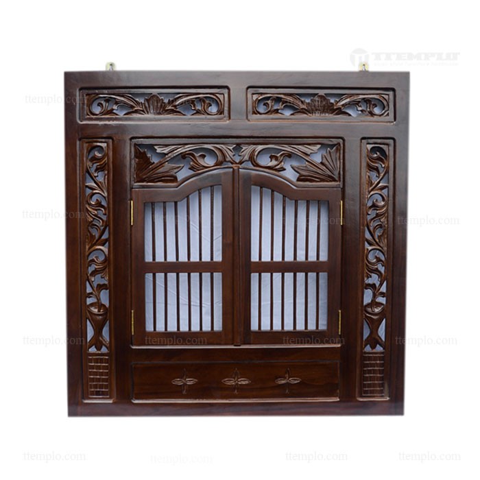 Ventana Balinesa en madera
