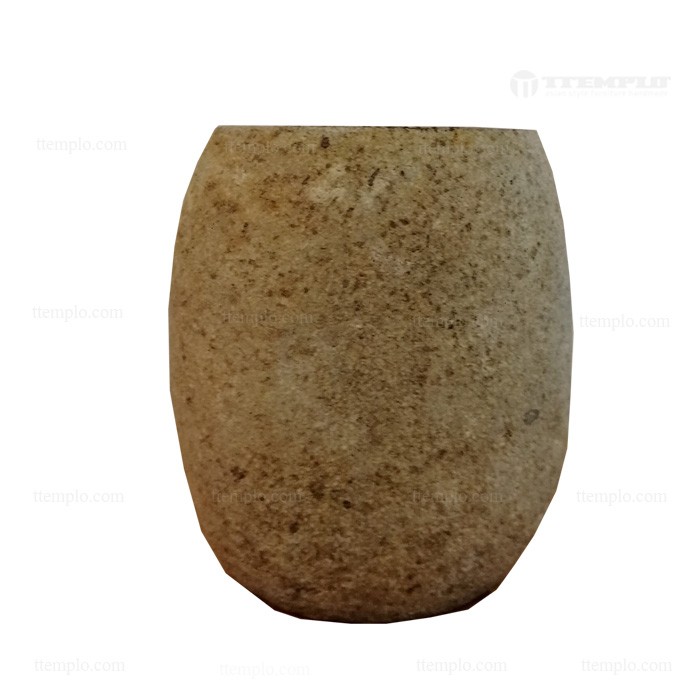 Vaso de piedra para el baño