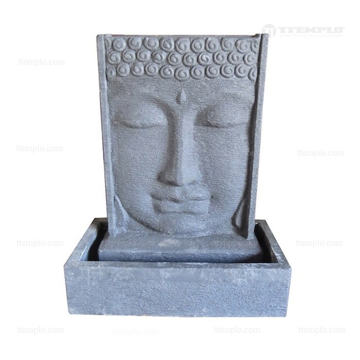 Fuente decorativa rostro de Buda