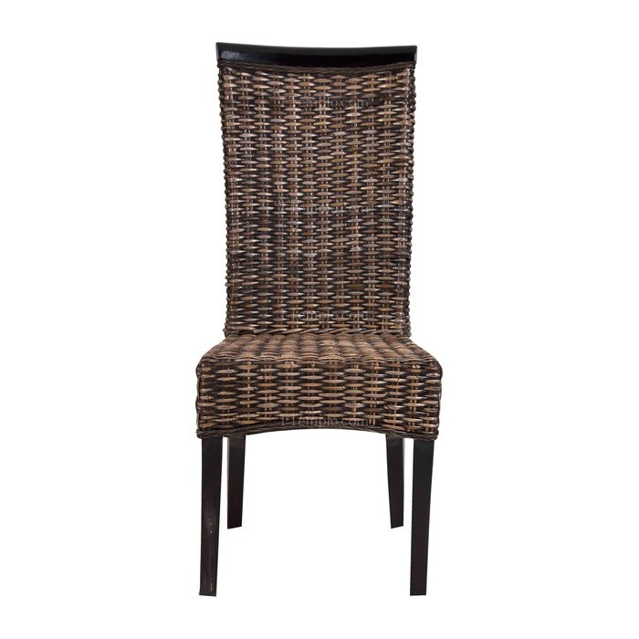 Silla trenzada de estilo oriental