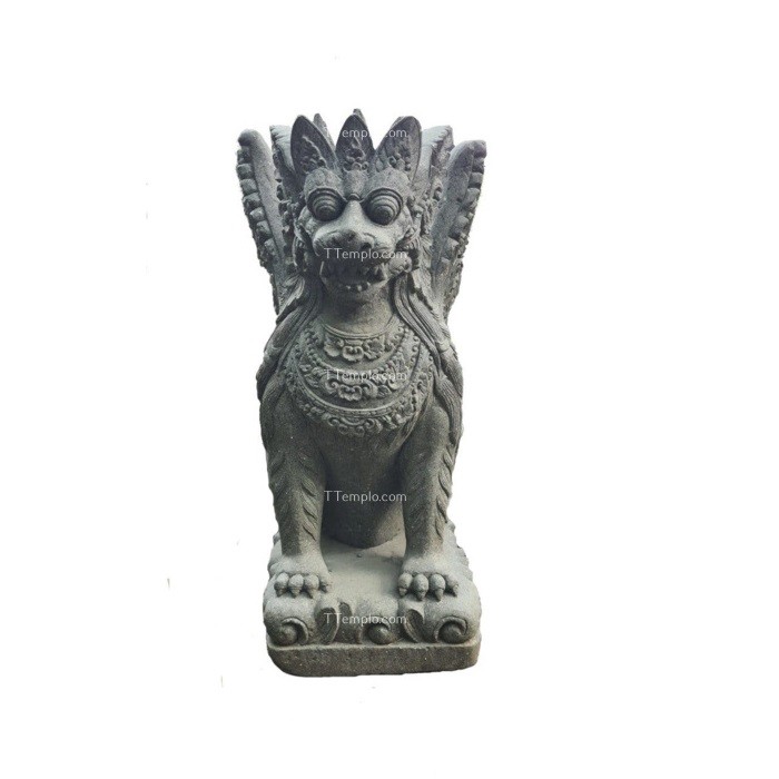Gran escultura piedra Singa