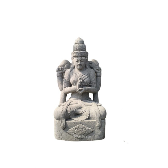 escultura dewi sri sentada