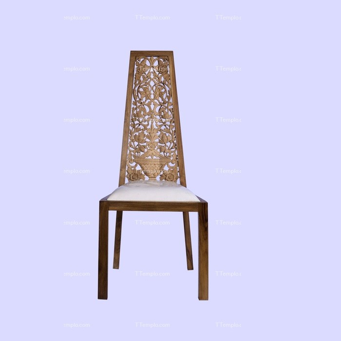 Silla única de diseño artesanal