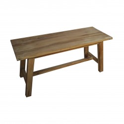banco en madera de teca