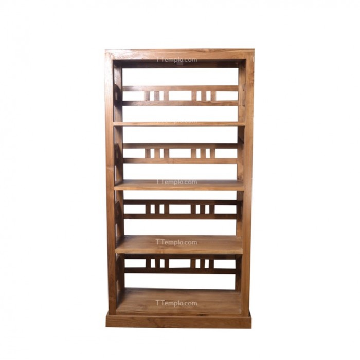 Estantería librería de madera de teca