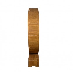 ESTANTERIA TECA REDONDA CIRCULAR COLONIAL