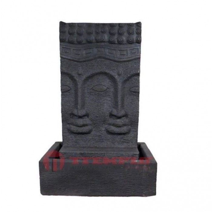 Fuente de buda con doble rostro