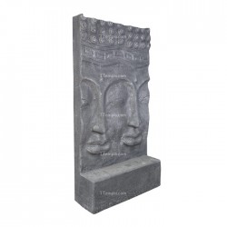 Escultura de doble rostro