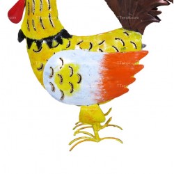 Gallo de metal