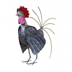 Gallo americano metálico