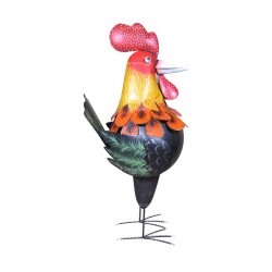 FIGURA GALLINA METÁLICA