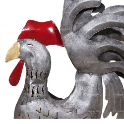 Gallo de metal
