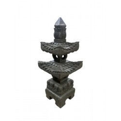 lampara jardin piedra natural