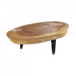 mesa centro madera de suar